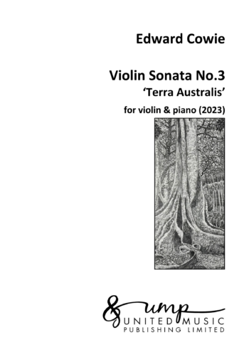COWIE, Edward : Violin Sonata No.3